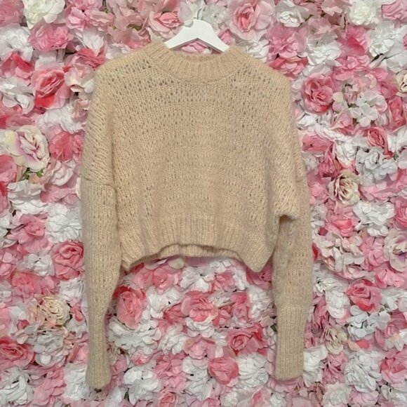 Wilfred Alpaca Wool Crop Sweater Sz S - Picture 1 of 6